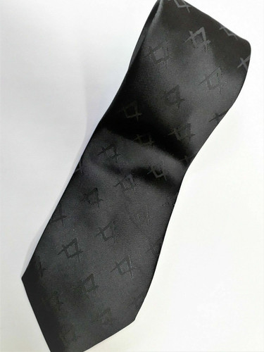 Masonic black tie - tie, in