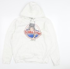 Bubba Gump White Unisex Medium Pullover Hoodie