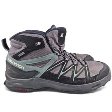 Salomon X Ward Leather Mid GTX Men's Size 10 Hiking Boots Gore-Tex Trail