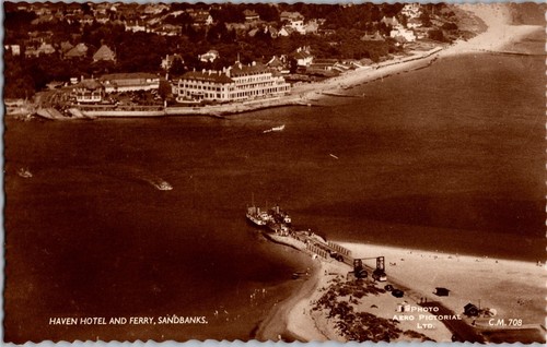 Rppc postcard sandbanks - rppc,