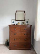Large Antique Vintage Mahogany