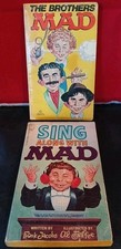 MAD Two Book Set The Brothes MAD & Sing Aong With MAD. Vintage 1970s Books