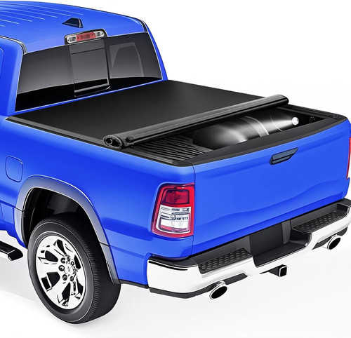 Soft roll tonneau cover - roll, up