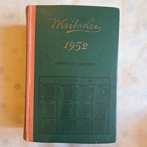 Antique whitaker almanack - antique,