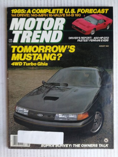 Motor trend magazine august - motor,