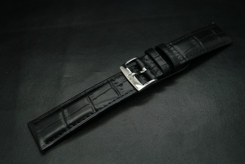 Oem omega 18mm black leather - oem,