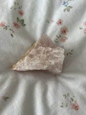 One Piece Rose Quartz Small Crystal Used Condition