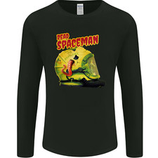 Dead Spaceman Astronaut Helmet Alien Mens Long Sleeve T-Shirt