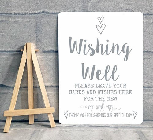 Metal wishing well wedding - a5,