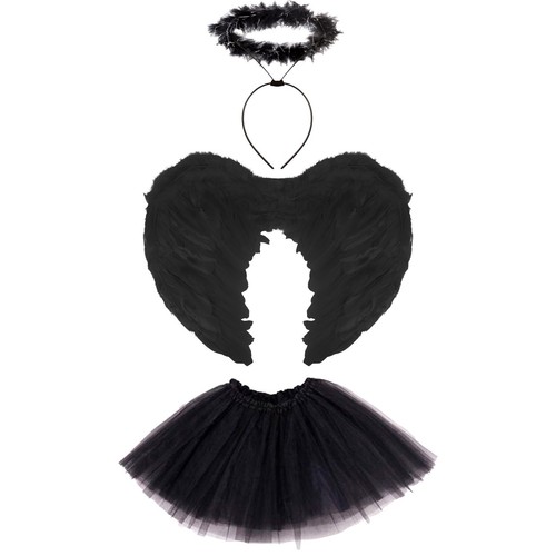 Dark black angel fairy - dark,