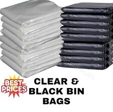 Rubbish Bags Black + Clear