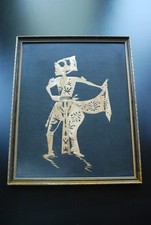 Vintage Straw Marquetry