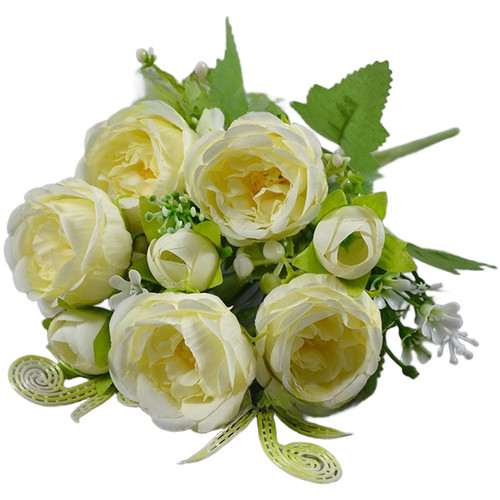 Realistic silk peony - realistic,