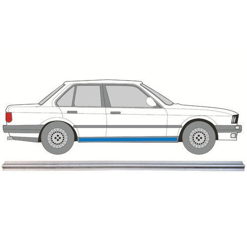 Inner sill repair panel for