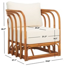 Safavieh HARLOWE RATTAN ACCENT