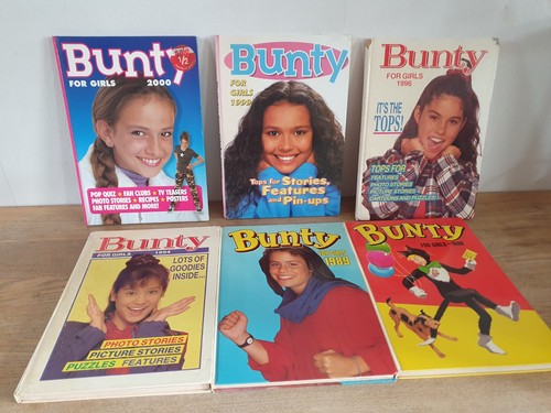 Vintage bunty annuals - x,