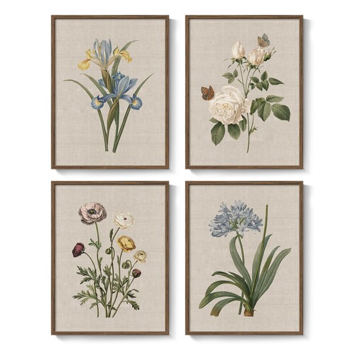Cuspin framed botanical floral - botanical,