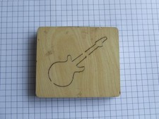 Cross Cuts Wooden Die - Guitar