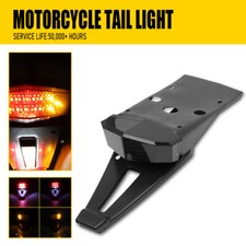 Motorcycle LED Rear Fender Brake Tail Light Turn Signal Universal Pit Dirt Bike