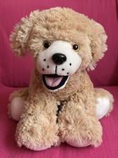 Smiley Happy Golden Labrador Retriever Puppy Dog Soft Plush Toy 10” x 15”