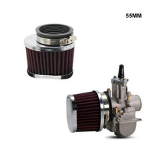 Red 55mm Motorcycle High Flow