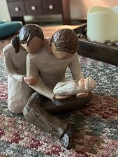 Willow Tree New Life Figurine Susan Lordi Mother Father Newborn Child Family