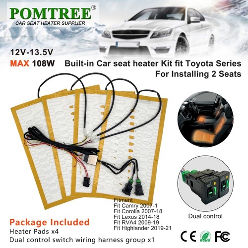 12v car seat heater kit - 12v,
