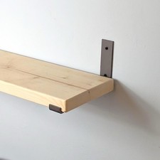 Heavy Duty Scaffold Board Shelf Brackets – 8" Wall Mounted Metal Shelf Supports