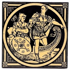 Minton Fireplace Tile Early