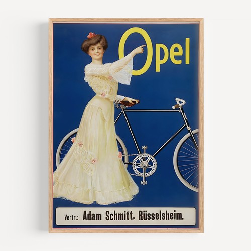Opel bicycle 1910 retro - opel,