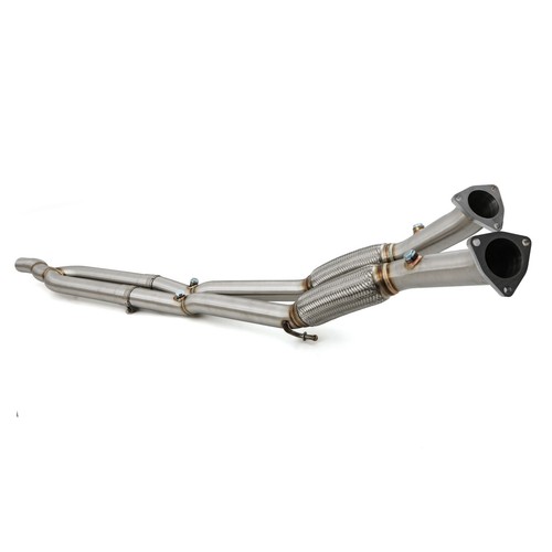 Stainless exhaust front race - exhaust,