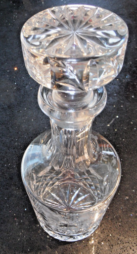 Vintage cut glass - cut,