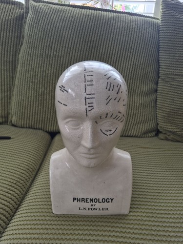 Vintage ceramic phrenology - vintage,