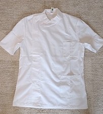 Mens Alexandra White Medical Tunic Short Sleeve Size 100 Medium/Large dental 