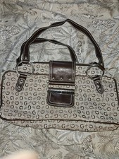 GUESS Brown G Monogram Canvas