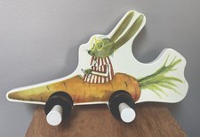 IKEA Coat Hook Fabler Rabbit In Carrot Racing Car Kids Clothing Wall Coat Hook