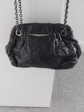 Charming PINKO small shoulder bag in black soft leather in original bag