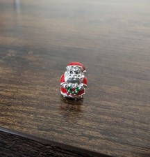 Pre-owned Chamilia St. Nicholas Sterling Silver Charm Bead
