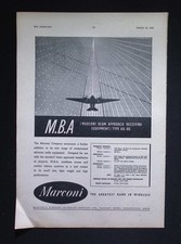 Original 1948 Advert Marconi