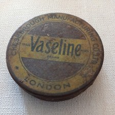 WW2 Vintage Vaseline Tin Petroleum Jelly