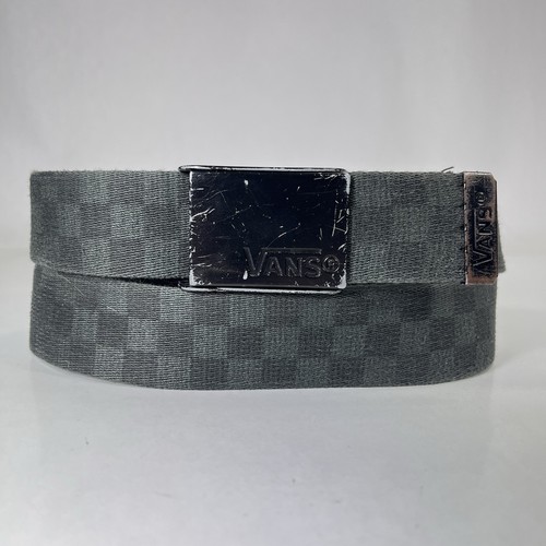 Vans worn checkerboard belt - vans,