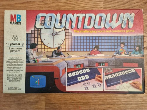 Vintage countdown board game - countdown,
