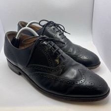 Barker Black Leather Brouge
