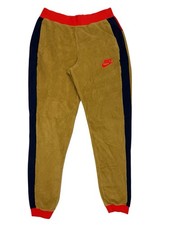 Nike Brown Polar Fleece Tracksuit Bottoms Small