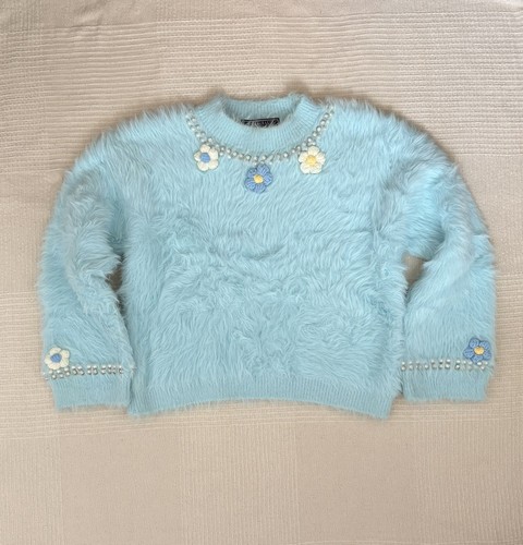 Otebanbass vintage blue fluffy - blue,