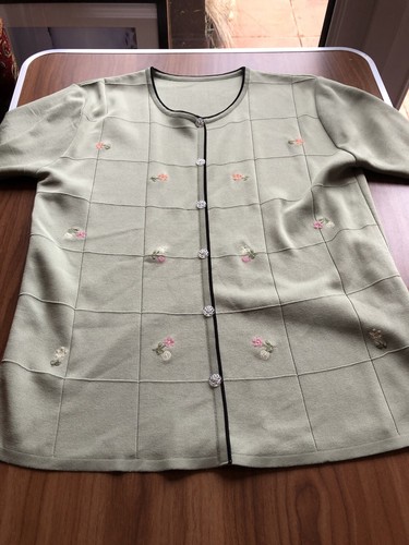 Ladies sage green top - , with