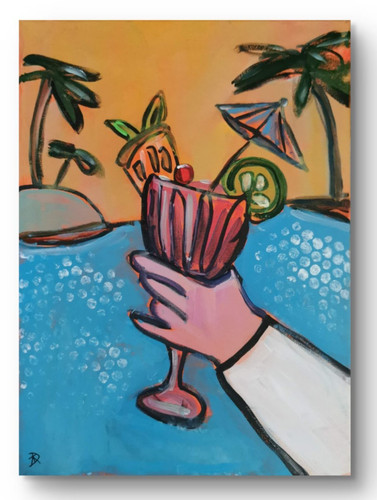Original acrylic painting - acrylic,