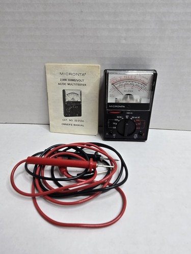 Vintage micronta multimeter - vintage,