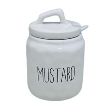 Mustard Pot with Lid & Spoon