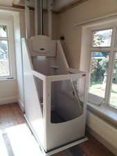 Reconditioned through floor home lift wheelchair lift (wessex terry pollock)